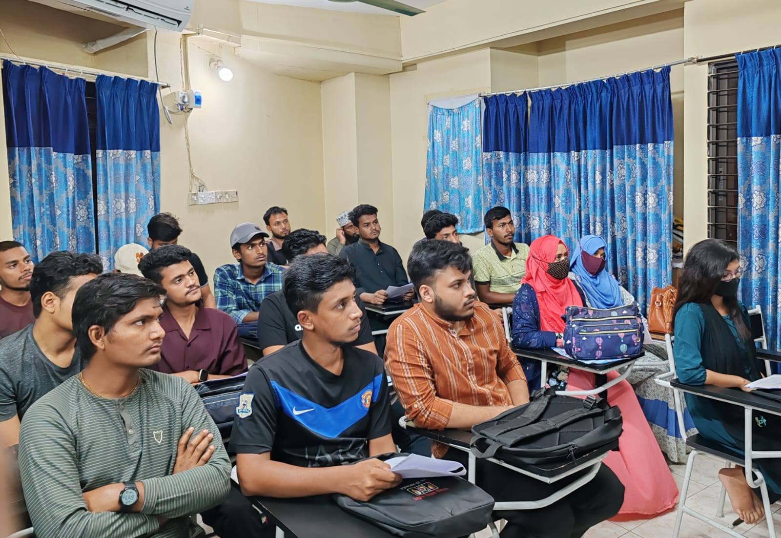 interior view of a leather shop selling belts brac
